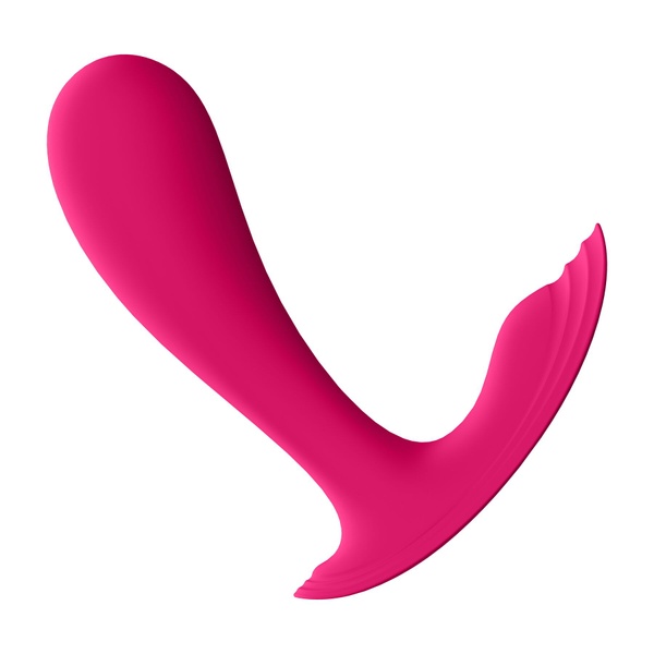 Смарт-вібратор у трусики Satisfyer Top Secret Pink вагінально-кліторальний, 2 мотори SO7790 фото