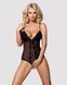 Сітчастий боді з відкритими сідницями Obsessive 841-TED-1 teddy S/M, чорний SO7184 фото 9