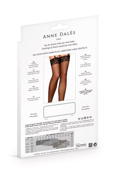 Панчохи Anne De Ales BRUNA T2 Black SO4704 фото
