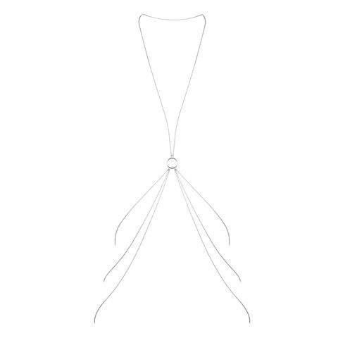 Ланцюжок для тіла Bijoux Indiscrets Magnifique 8 Body Chain &mdash; Silver SO5923 фото