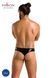 Чоловічі стринги Passion 033 THONG PAUL L/XL Black, під латекс SO7570 фото 12
