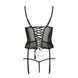 (SALE) Корсет з пажами PERDITA CORSET black XXL/XXXL - Passion Exclusive стрепи, трусики, укорочений PS26503 фото 12