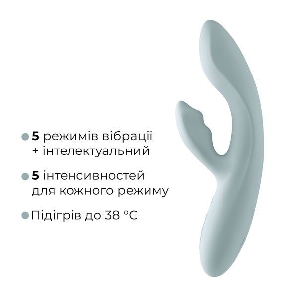 Смарт вібратор-кролик Svakom Chika, 2 незалежні мотори, підігрів до 38 &deg;C SO9851 фото