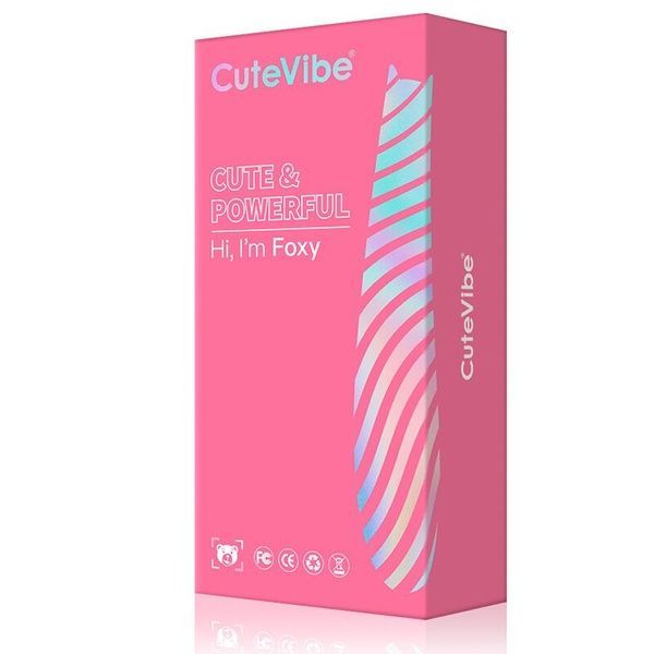 Вакуумний стимулятор з вібрацією CuteVibe Foxy Sakura SO7034 фото