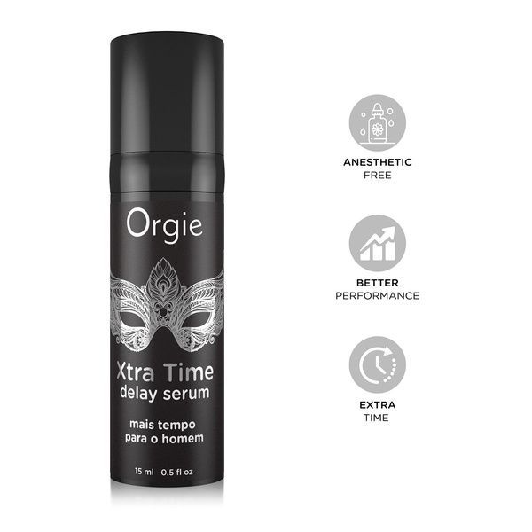 Сироватка-пролонгатор Orgie Xtra Time Delay Serum, 15 мл, без анестетиків, на силіконовій основі SX1566 фото