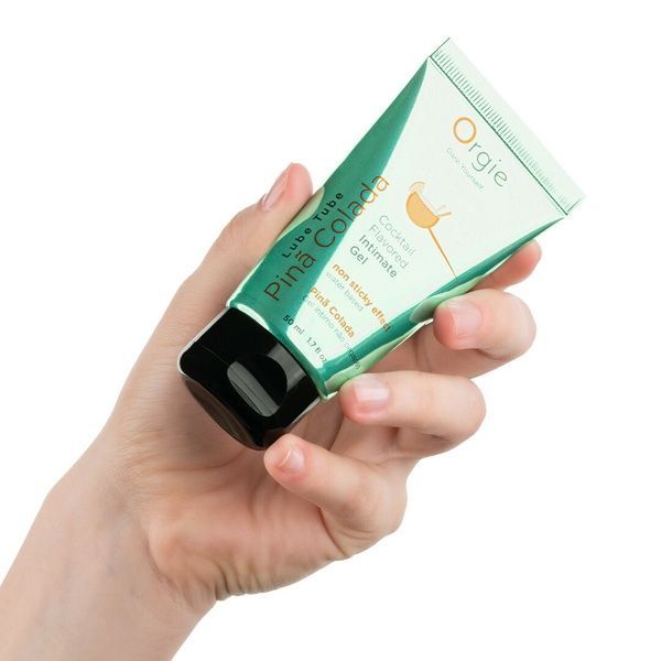 Лубрикант на водній основі Orgie Lube Tube Pina Colada, 50 мл, смак та аромат піна колади SX1516 фото