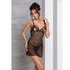 Сорочка з вирізами на грудях, стрінги Passion LOVELIA CHEMISE S/M, black SO4760 фото 10