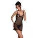 Сорочка з вирізами на грудях, стрінги Passion LOVELIA CHEMISE S/M, black SO4760 фото 8