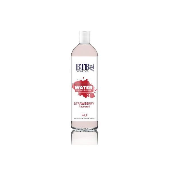 Змазка на водній основі BTB FLAVORED STRAWBERRY з ароматом полуниці (250 мл) SO6567 фото