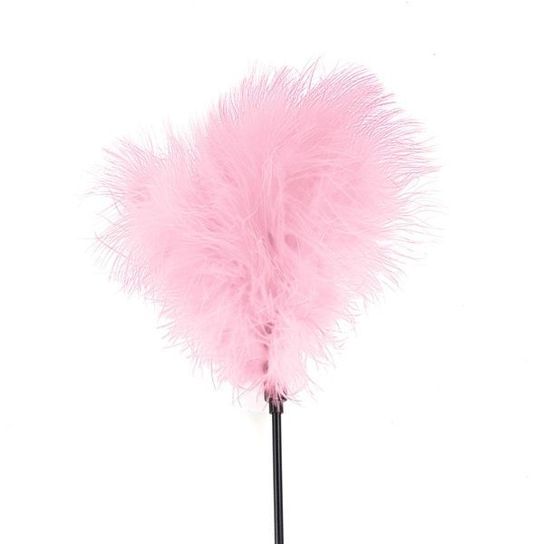 Лоскітка з пером індика Art of Sex &ndash; Feather Paddle, рожева SO6615 фото