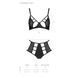 Розпродаж!!! Комплект з екошкіри Passion Tamaris Set black L/XL, бюстгальтер та трусики SO5796 фото 10