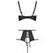 Розпродаж!!! Комплект з екошкіри Passion Tamaris Set black L/XL, бюстгальтер та трусики SO5796 фото 9