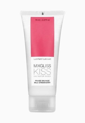 Лубрикант на водній основі MixGliss KISS Wild Strawberry (70 мл) Дика Полуничка SO1620 фото