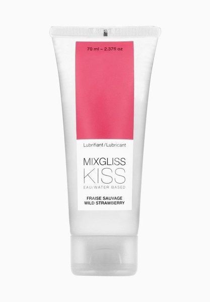 Лубрикант на водній основі MixGliss KISS Wild Strawberry (70 мл) Дика Полуничка SO1620 фото