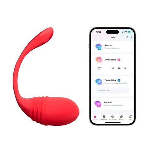 Смарт-віброяйце з пульсацією Lovense Vulse (Thrusting Egg Vibrator), імітація фрикцій SO8792 фото