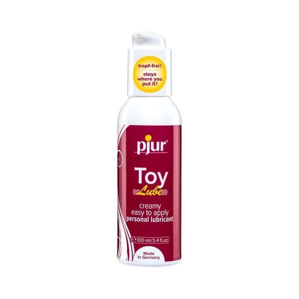 Крем-лубрикант pjur Toy Lube 100 мл, водно-силіконовий, тривале ковзання, підходить для секс-іграшок PJ13070 фото