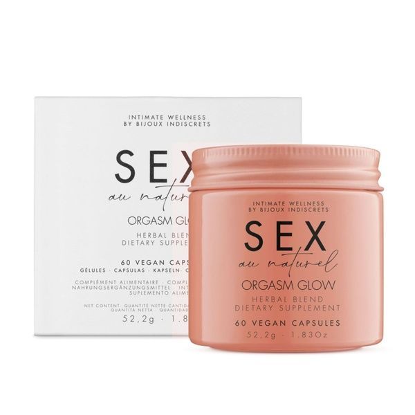 Натуральна харчова добавка для підвищення лібідо Bijoux Indiscrets Sex au Naturel &mdash; Orgasm Glow SO6631 фото