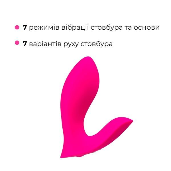 Смарт-вібратор у трусики Lovense Flexer, манливий рух + вібрація, стимуляція клітора та точки G SO7485 фото
