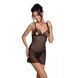 Сорочка з вирізами на грудях, стрінги Passion LOVELIA CHEMISE XXL/XXXL, black SO4761 фото 8