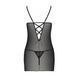 Сорочка з вирізами на грудях, стрінги Passion LOVELIA CHEMISE XXL/XXXL, black SO4761 фото 13