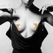 Пестіс - стикини Bijoux Indiscrets - Flash Cross Gold, наклейки на соски SO2341 фото 4