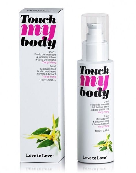 Масажний гель і змазка 2в1 Love To Love TOUCH MY BODY Ylang-Ylang (100 мл) зволожувальний SO2700 фото