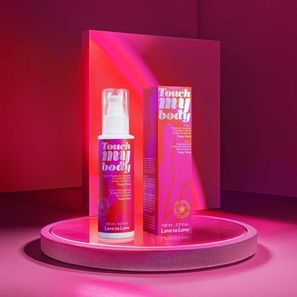 Масажний гель і змазка 2в1 Love To Love TOUCH MY BODY Ylang-Ylang (100 мл) зволожувальний SO2700 фото