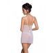 Сорочка з вирізами на грудях, стрінги Passion LOVELIA CHEMISE L/XL, white SO4762 фото 9