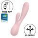 Смарт вібратор-кролик Satisfyer Mono Flex Mauve, 2 мотори, керування через інтернет SO3902 фото 3