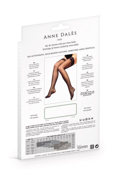 Панчохи Anne De Ales ALEXIA T2 Black SO4708 фото