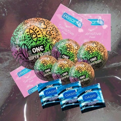 Набір Pasante Sensitive Feel 3 шт., ONE Super Studs 6 шт., ONE Oasis 4,5 г &mdash; 3 шт. MM1845 фото