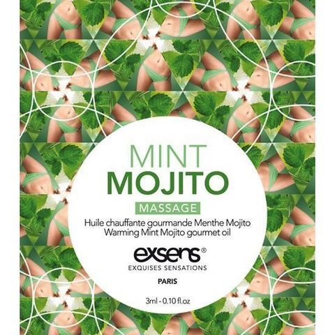 Розпродаж!!! Пробник массажної олії EXSENS Mojito 3мл (термін 11.2023) SO2376-R фото