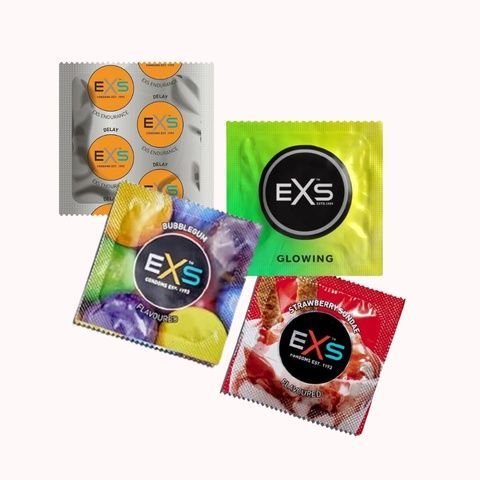 EXS &ndash; 35 шт (Delay, Warming, Glowing, Bubblegum, Chocolate, Cola, Strawberry) MM2071 фото