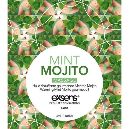 Розпродаж!!! Пробник массажної олії EXSENS Mojito 3мл (термін 11.2023) SO2376-R фото