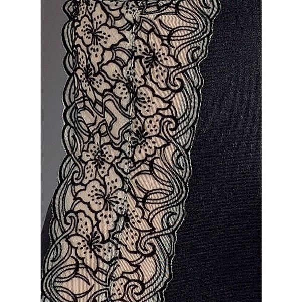 Сорочка приталена з чашечками MONTANA CHEMISE black XXL/XXXL - Passion Exclusive, трусики PS23005 фото
