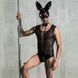 Еротичний чоловічий костюм "Зайка Джонні" з маскою, One Size Black SO3675 фото 7