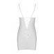 Сорочка з вирізами на грудях, стрінги Passion LOVELIA CHEMISE S/M, white SO4763 фото 6