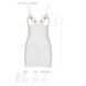 Сорочка з вирізами на грудях, стрінги Passion LOVELIA CHEMISE S/M, white SO4763 фото 14