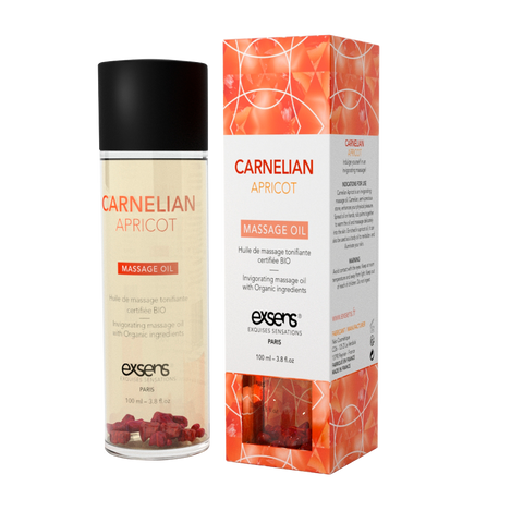 Розпродаж!!! Масажна олія EXSENS Carnelian Apricot (бадьорить з сердоліком) 100мл (термін 08.2023) SO2378-R фото