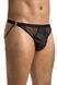 Чоловічі відкриті сліпи Passion 034 OPEN LUKE XXL/XXXL Black, екошкіра SO7575 фото 7