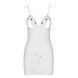 Сорочка з вирізами на грудях, стрінги Passion LOVELIA CHEMISE XXL/XXXL, white SO4764 фото 5