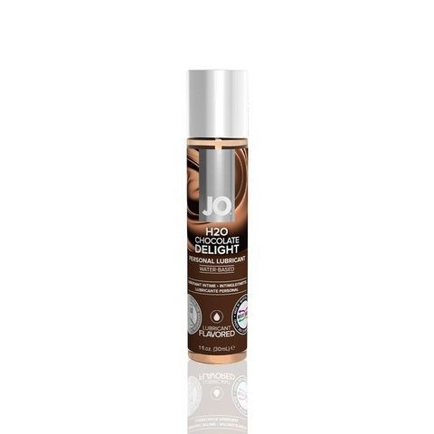 Змазка на водній основі JO H2O &mdash; Chocolate Delight (30 мл) без цукру, рослинний гліцерин SO1475 фото