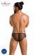 Чоловічі труси зі шнурівкою Passion 035 SLIP RICHARD L/XL Black, екошкіра, сітка SO7576 фото 12