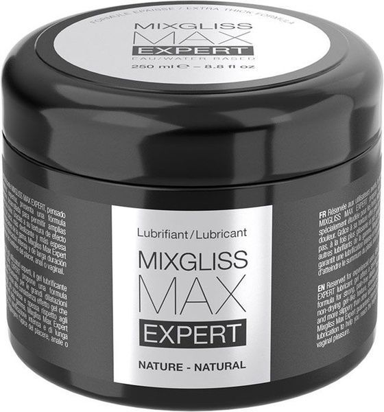 Густа змазка для фістингу та анального сексу MixGliss MAX Expert Nature (250 мл) на водній основі SO2736 фото