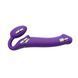 Безремінний страпон з вібрацією Strap-On-Me Vibrating Violet L, діам. 4,2 см, пульт ДК, регульований SO3826 фото 10