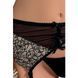(SALE) Комплект білизни MONTANA SET black L/XL - Passion Exclusive: ліф, стрінги і пояс для панчіх PS23009 фото 2