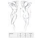 Боді BRIDA BODY black L/XL - Passion Exclusive PS22701 фото 4