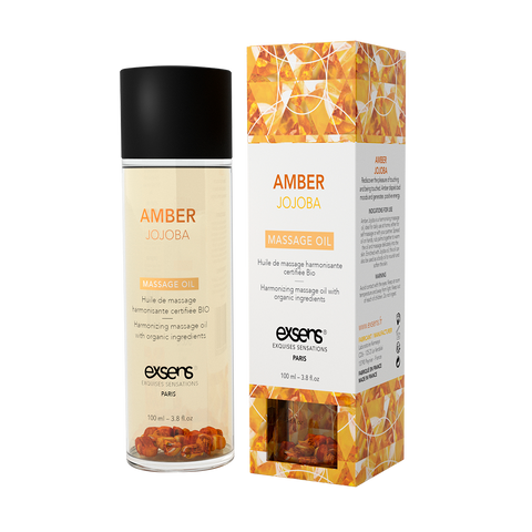 Розпродаж!!! Масажна олія EXSENS Amber Jojoba (гармонізує, з бурштином) 100мл (термін 09.2023) SO2369-R фото