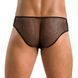 Чоловічі труси зі шнурівкою Passion 035 SLIP RICHARD S/M Black, екошкіра, сітка SO7577 фото 2