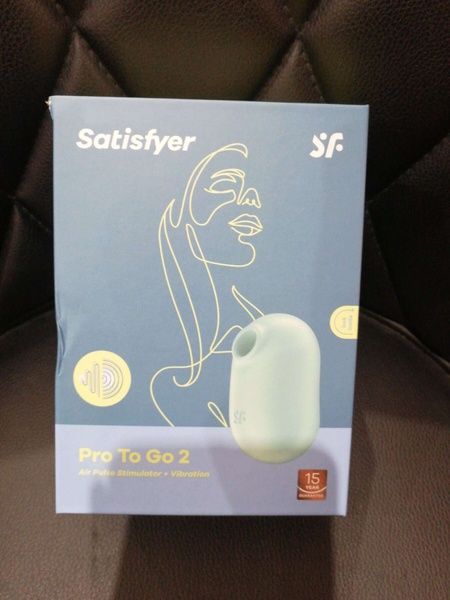 Вакуумний стимулятор Satisfyer Pro To Go 2 Mint (м`ята упаковка) SO7795-R фото